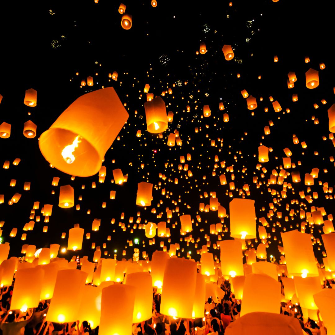 Khám phá Thái Lan Lễ hội thả đèn trời YiPeng: CHIANG MAI – CHIANG RAI