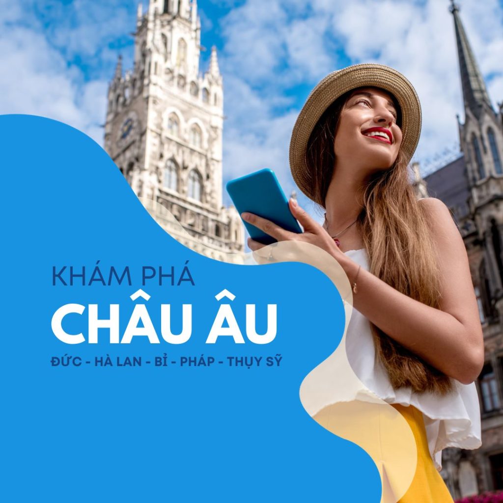 Trải nghiệm Châu Âu: ĐỨC – HÀ LAN – BỈ – PHÁP – THỤY SỸ  (Lễ hội hoa Tulip)