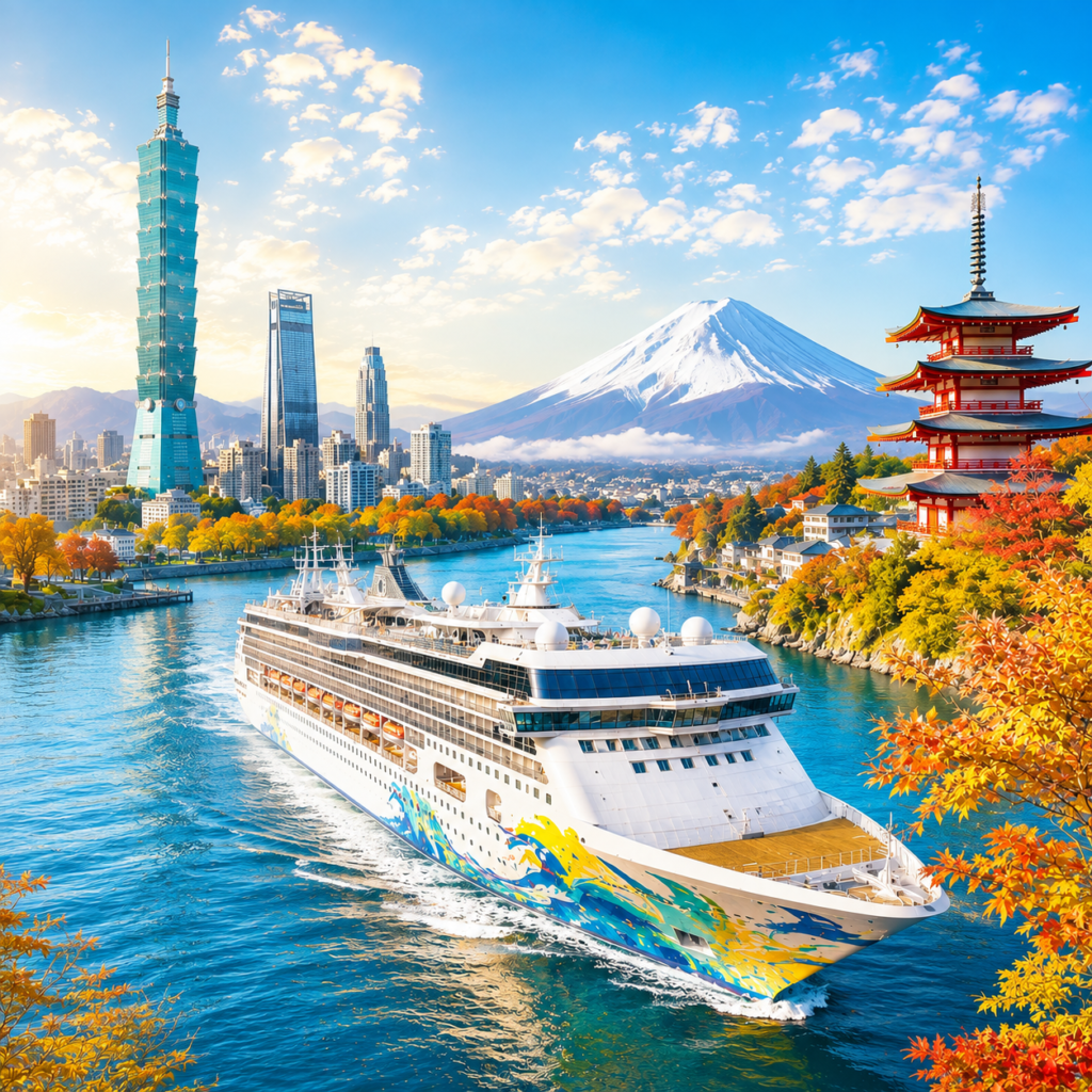 DU THUYỀN 5 SAO STAR NAVIGATOR: ĐÀI LOAN – NHẬT BẢN