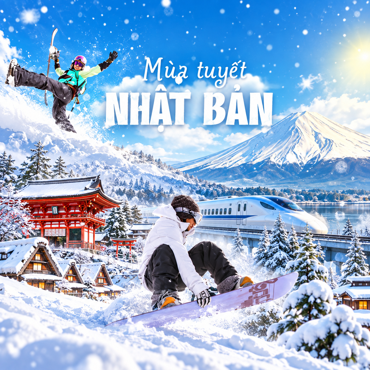 MÙA ĐÔNG CUNG ĐƯỜNG VÀNG NHẬT BẢN