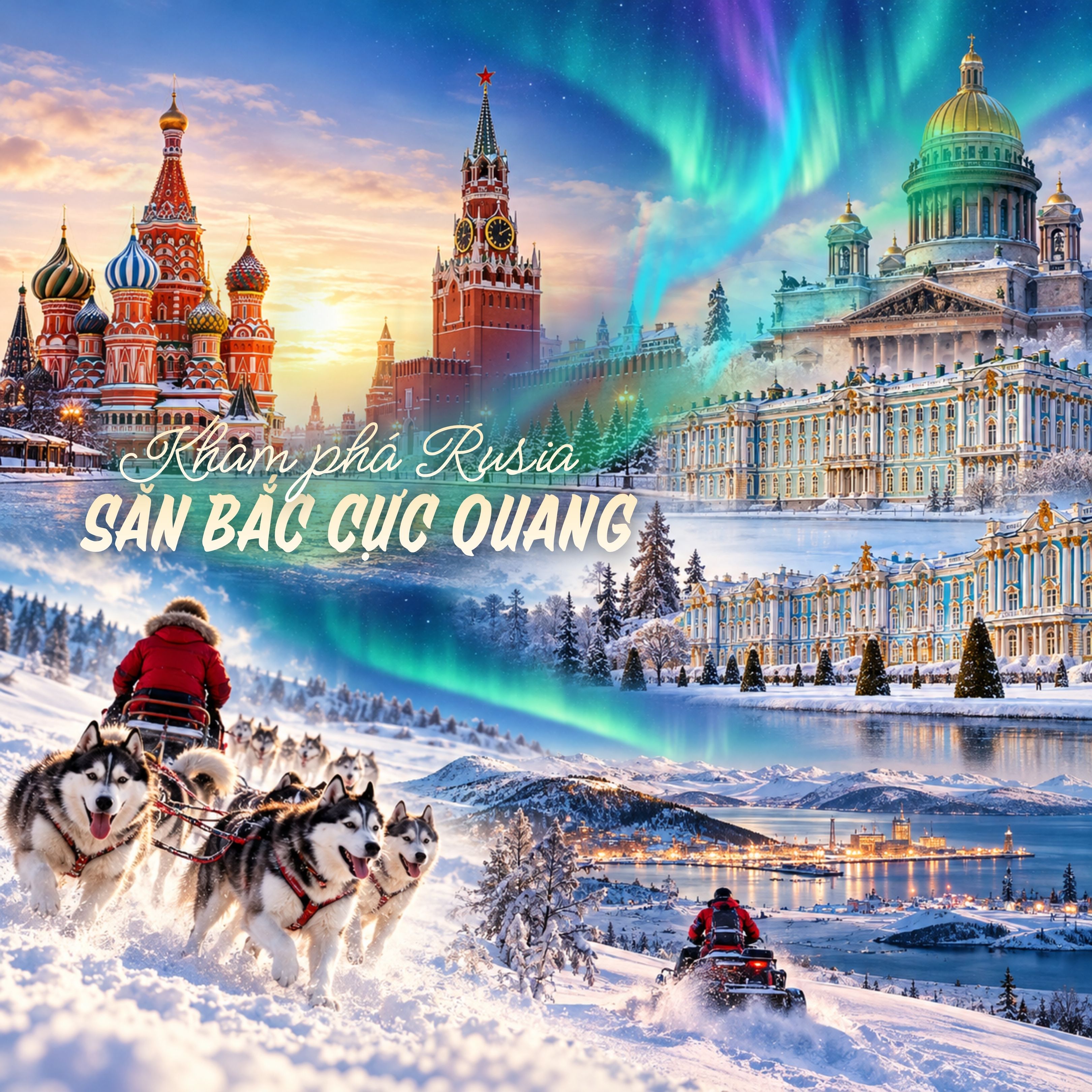 KHÁM PHÁ NƯỚC NGA - SĂN BẮC CỰC QUANG
